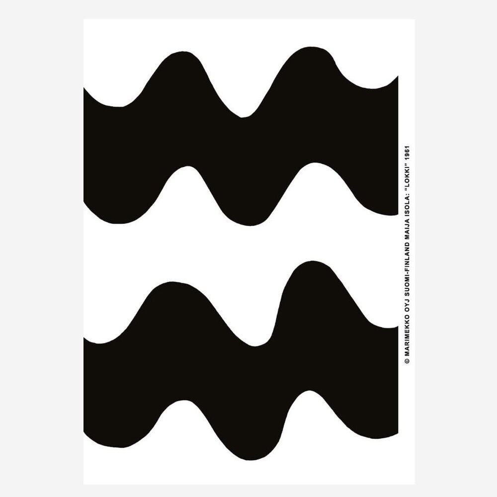 Marimekko Lokki 70th Anniversary Art Poster Rare - PLEASE SEE NOTES